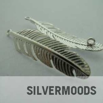 PE200  ONDERDEEL( 3 paar) BEDEL Ag925 4CM PLUIM MET 2 OGEN