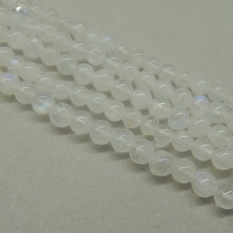 8449 MAANSTEEN WIT 4MM ROND