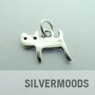 PZ0018 HANGER Ag925 12MM KAT MET OOG