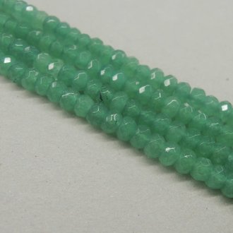 8290 AGAAT GROEN 4MM RONDEL FACET