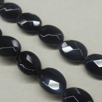 7901 ONIX ZWART 10X8MM OVAAL FACET