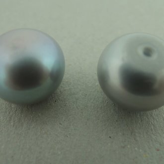 9733 (per 4 stuks) BOUTON ZILVER