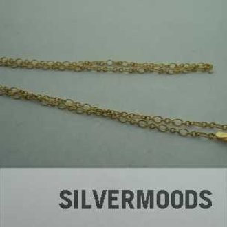 GPCHFIRRO-42 (per 3 stuks)  KETTING AFGEWERKT Ag925 VERGULD 42CM 1.2MM OVALEN EN RONDE SCHAKEL