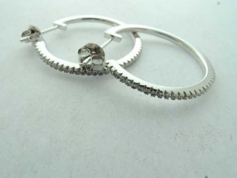 OZCR25-17 CREOOL Ag925 25MM DOORSNEDE 1.7MM DRAADDIKTE MET ZIRKONEN