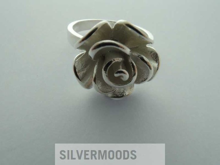 RZ0301 RING Ag925 14MM BLOEM