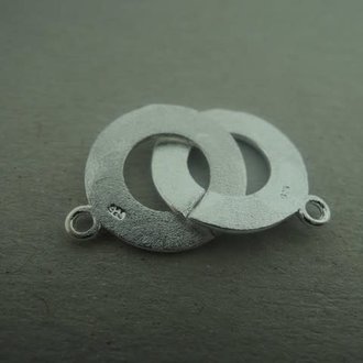 LOCK43 SLOT( 3 stuks ) Ag925 16MM ROND HANDBOEISLOT