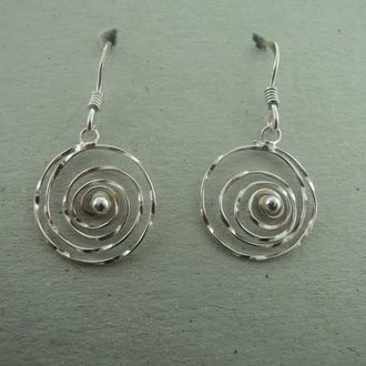 OZ0728 OORHAAK Ag925 14MM ROND