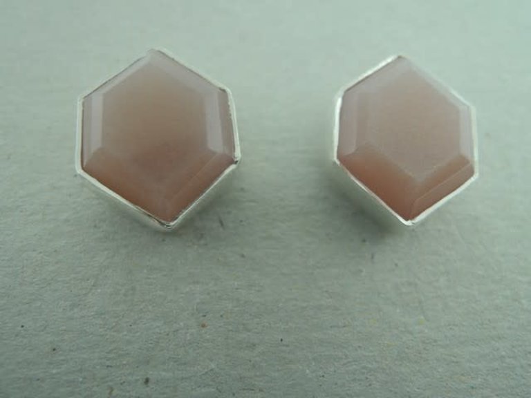 P110 OZ0751 OORSTEKER MAANSTEEN ROOS 14MM ZESHOEK