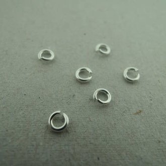 ENLO36-08 OPEN OOG Ag925 DIAM 0.36 DRADD.0.8MM (per 100 stuks)