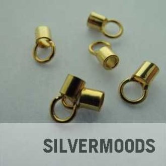 GPENRP05 Ag925 VERGULD RUBBERCLIP PER 20 STUKS 3MM