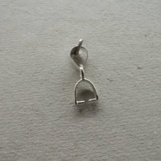 PE144 HANGER MET BEUGEL (per 10 stuks) Ag925 12MM