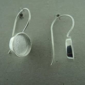 EAHO79 OORHAAK MET ZETKAST (per 3 paar) Ag925 10MM ROND