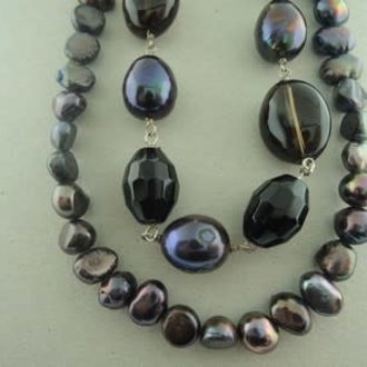 KZ0055 HANSSNOER PAREL/ROOKKWARTS ZWART GEKETTELD/GEREGEN