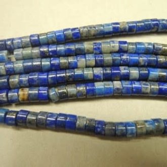 9910 KRAAL LAPIS LAZULI BLAUW 4X2MM RONDEL