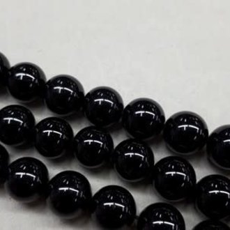 9942 KRAAL TOERMALIJN ZWART 10MM ROND