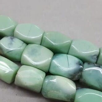 9951 KRAAL CHRISOPRAAS GROEN 15X10MM VEELHOEK FACET