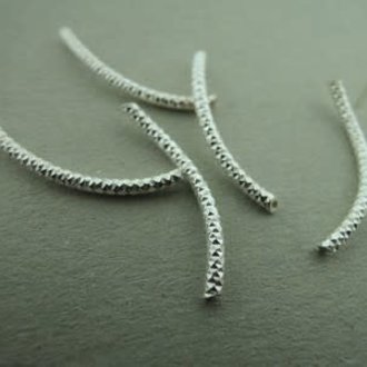 TUBEF20-15 TUSSENSTUK Ag925 (per 10 stuks) 20X15MM GEHAMERD