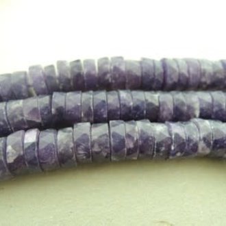 9973 AMETHIST RONDEL PAARS 5MM FACET