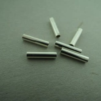 TUBE11-02 TUSSENSTUK Ag925 (per 25 stuks) 11X2MM