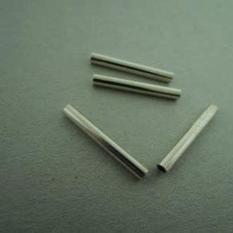 TUBE20-20 TUSSENSTUK Ag925 (per 10 stuks) 20X2MM