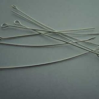 ENEY50-200 NIETPIN( 200 stuks) MET OOG Ag925 5CM