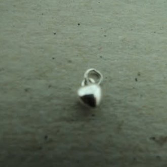 PE288  HANGER Ag925 4MM  HART MET OOG (per 4 stuks)