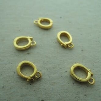 GPLODI01 SLOT CLIP (PER 5 STUKS) Ag925 VERGULD 11MM