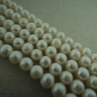 P4013 ZOETWATERPAREL WIT 6MM SEMI ROND