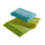 J-Line Hammam towel Cotton - Blue