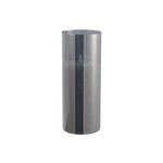 J-Line Led Candle Cylinder Shiny Silver - Large