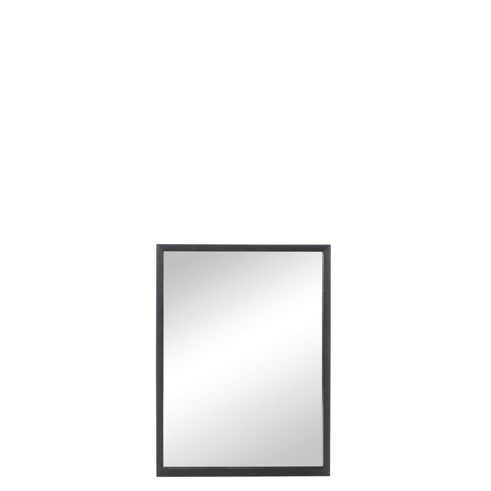 J-Line Wall mirror Rectangle Wood Black - Medium