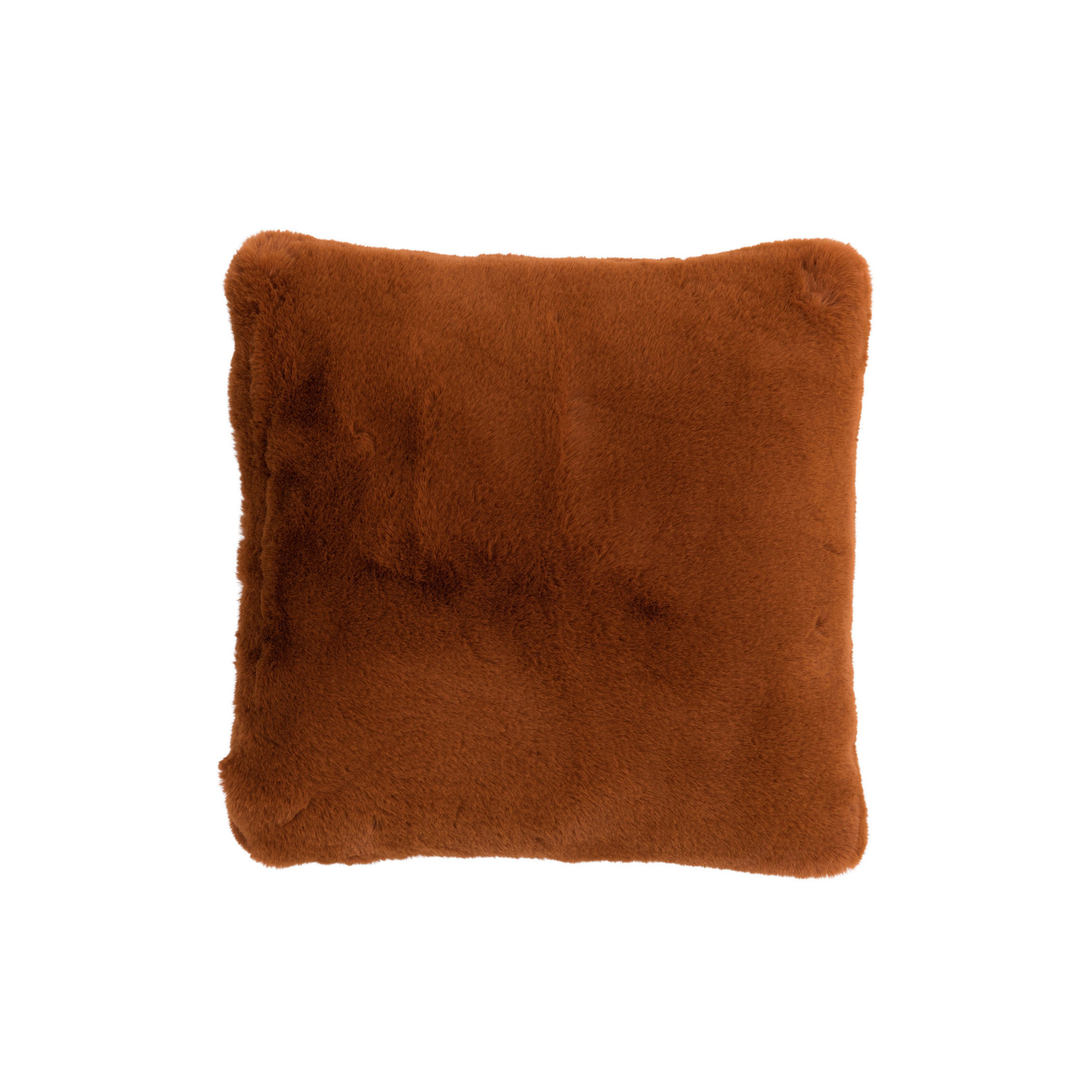 J-Line Cushion Polyester Square Extra Soft - Brown