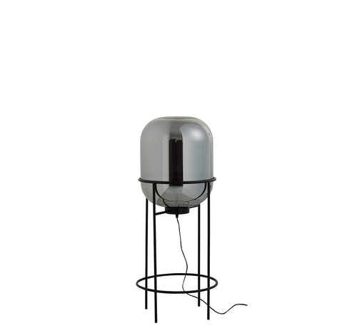 modern silver floor lamp