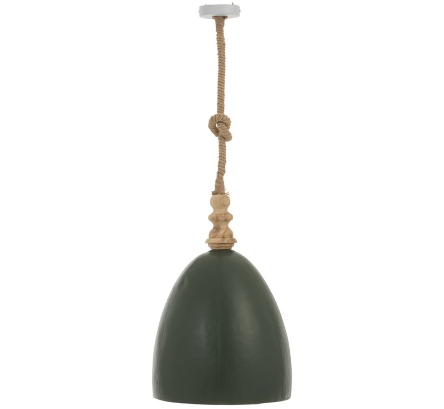 Modern Metal Rope Hanging Lamp Dark Green Sl Homedecoration Com