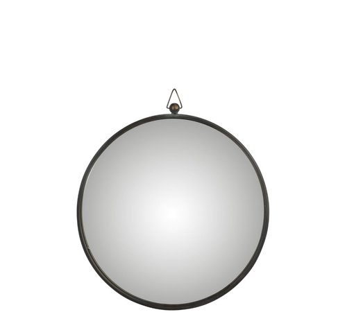 Wall Mirror Wood Hook Ed Black Large Sl Homedecoration Com Wall Mirror Wood Hook Ed Black, Black Round Wall Mirror With Decorative Handle