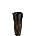 J-Line Vase Ceramic Speckled Gold Black - Small