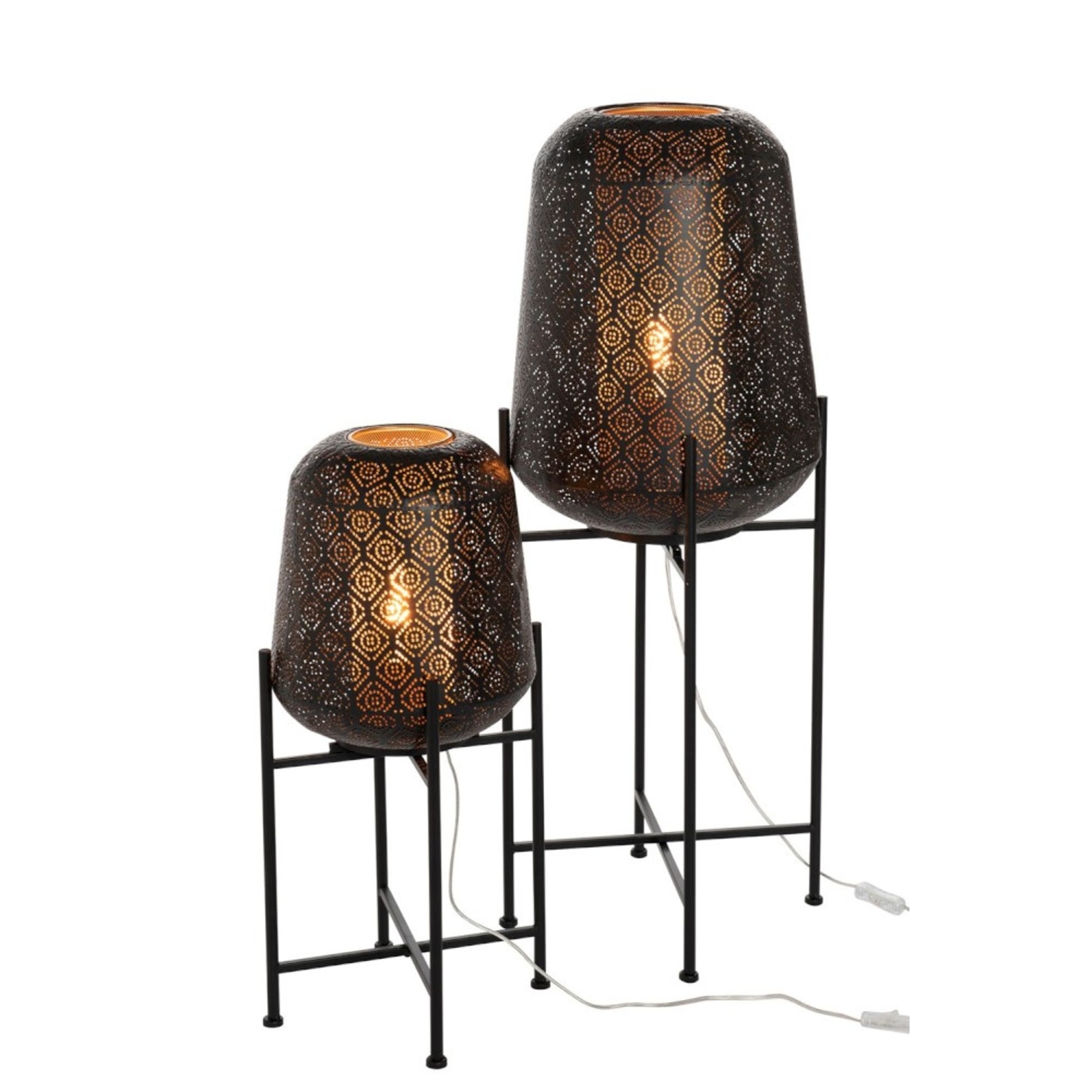 J-Line Floor Lamp Oriental Black - Large