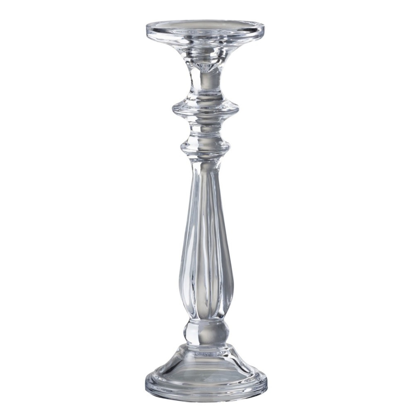 J-Line Candlestick Glass Tight Tibo Transparent - Large