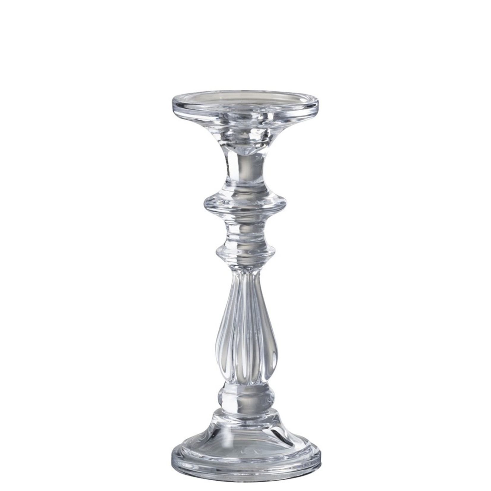 J-Line Candlestick Glass Tight Tibo Transparent - Medium