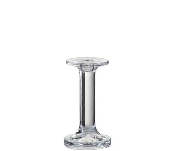 J-Line Candlestick Glass Clear Transparent - Small