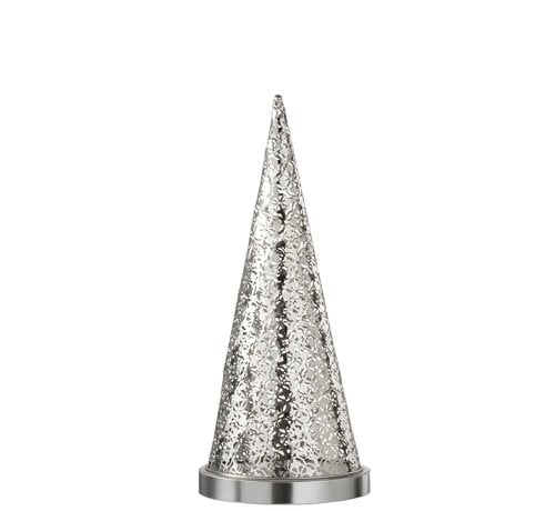 J-Line Table lamp cone Metal Led silver - Medium