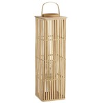 J-Line Lantern Bamboo Rectangle High Natural Brown - Large