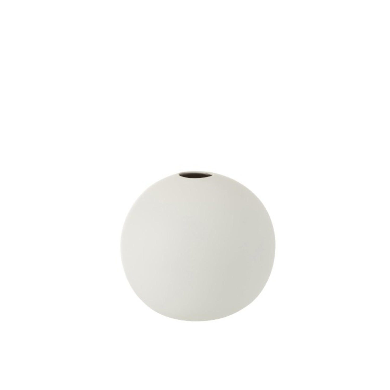 J-Line Vase Sphere Ceramic Pastel Matt White - Medium