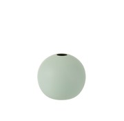 J-Line Vase Sphere Ceramic Pastel Matt Green - Medium