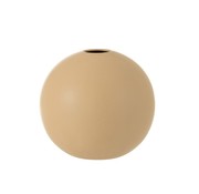 J-Line Vase Sphere Ceramic Pastel Matt Beige - Large