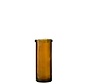 Vase Glass Cylinder Board Transparent Ocher - Large