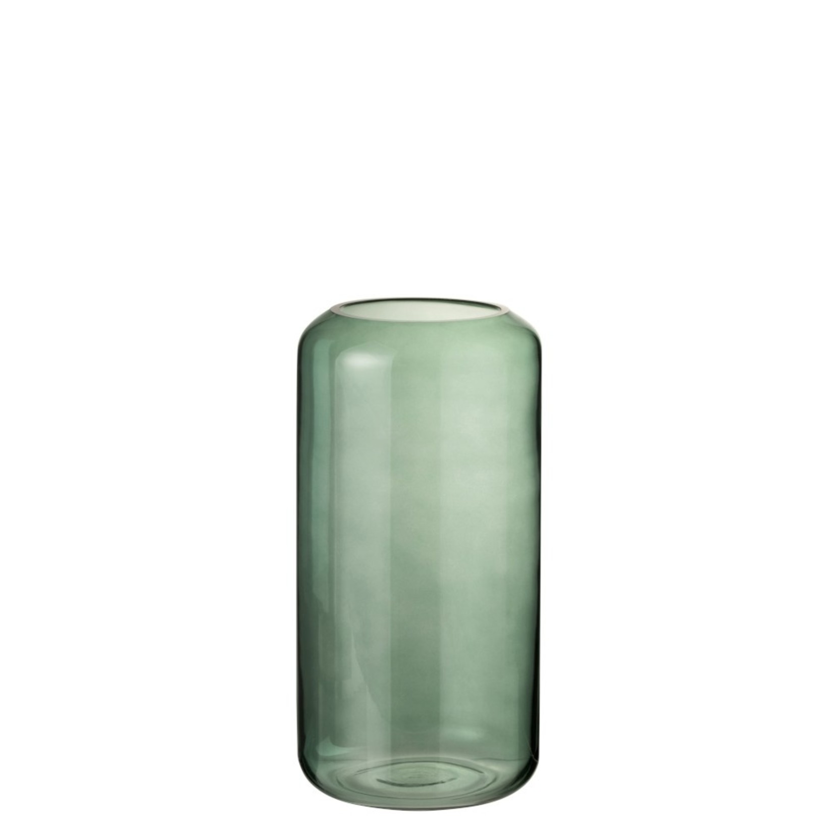 J-Line Vase Cylinder High Transparent Green - Small