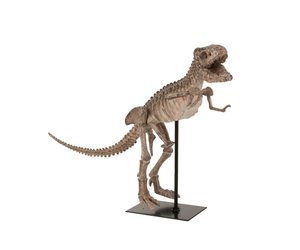 of verwennen Plons Decoratie Dinosaurus T- Rex Op Voet Poly - Lichtbruin -  Sl-homedecoration.com
