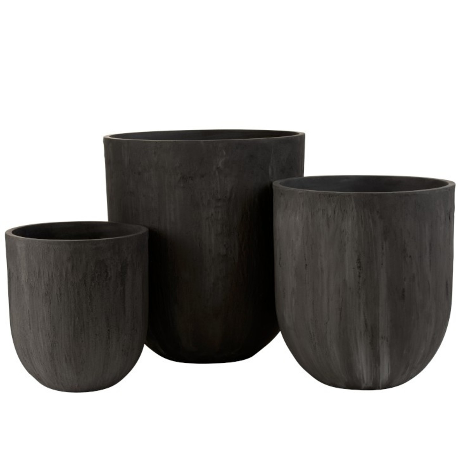 Bloempotten Extra Keramiek - Zwart - Sl-homedecoration.com