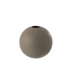 J-Line Vase Ball Ceramic Pastel Matt Gray - Large